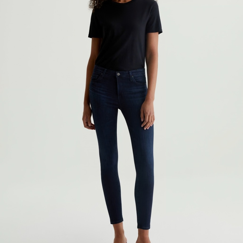 AG Adriano Goldschmied The Legging Ankle Super Skinny Blue Denim